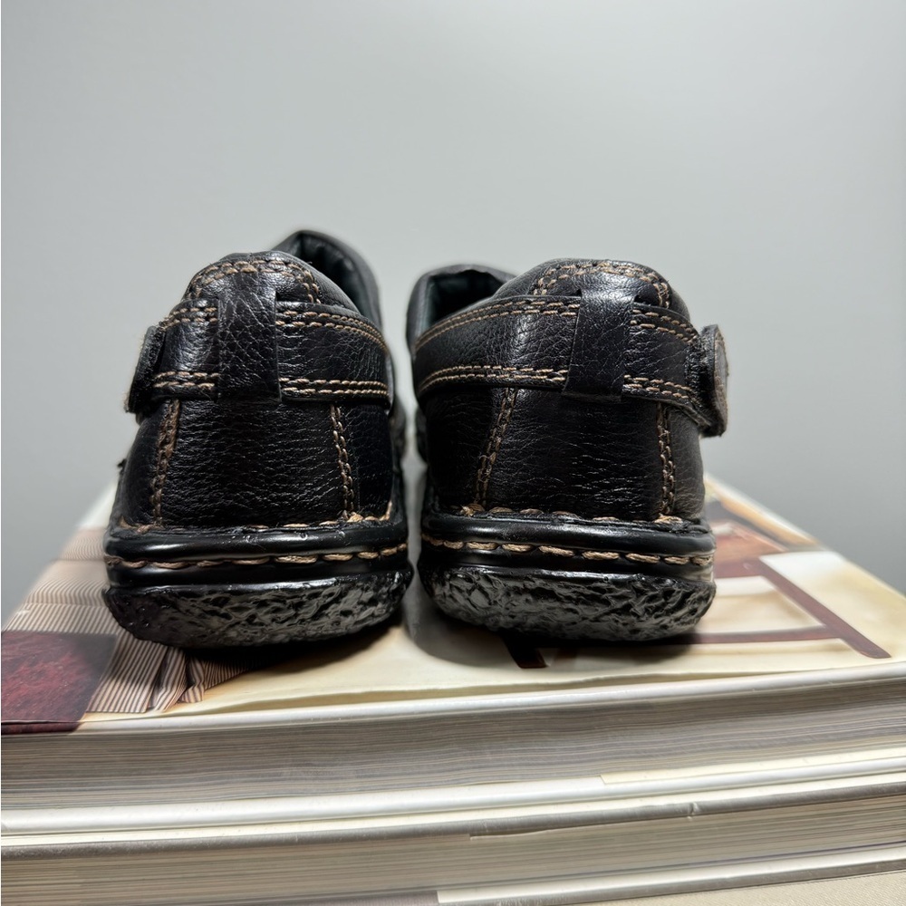 Born Women’s Size 10 Black Leather Slip-On Shoes - Picture 8 of 15